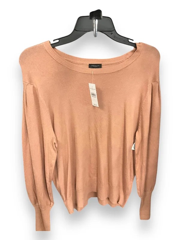 Party women's topsTop Long Sleeve By Ann Taylor In Peach, Size: L