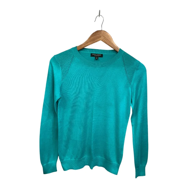 Autumn women's topsTop Long Sleeve By Banana Republic In Teal, Size: Xs