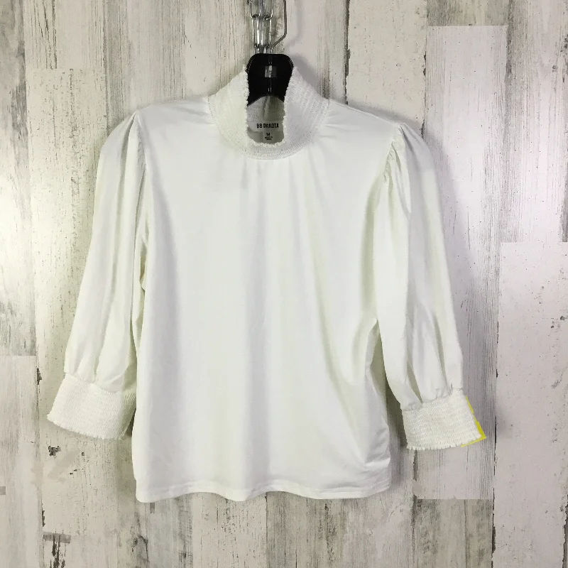 Spring women's topsTop Long Sleeve By Bb Dakota In White, Size: M