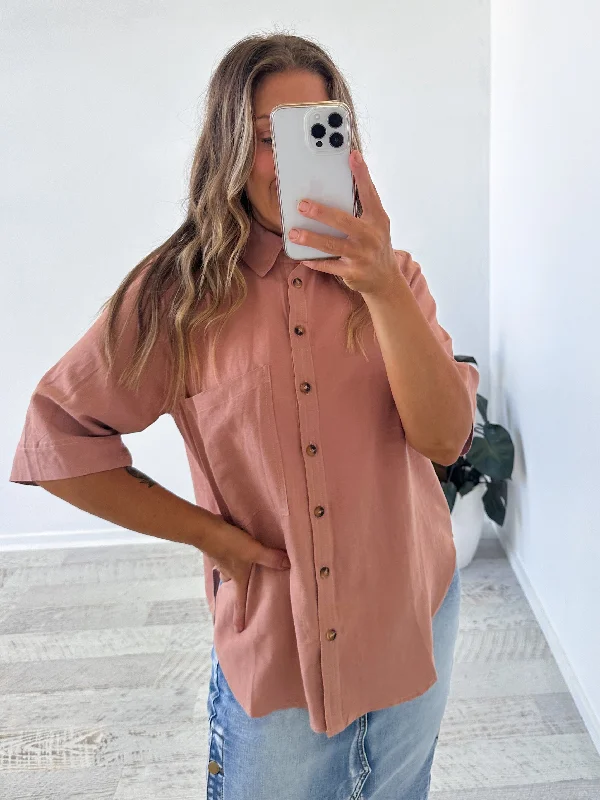 Neon women's topsAres Shirt - Terracotta