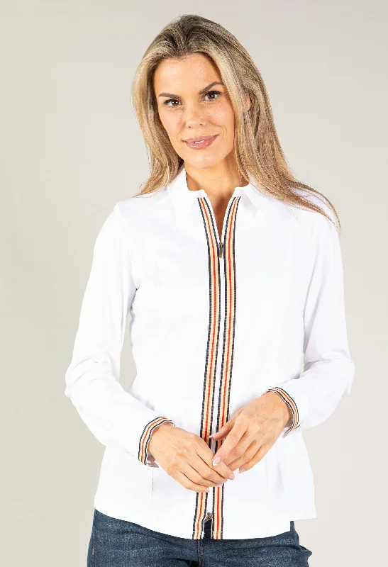 Sustainable women's topsFront Stripe Shirt